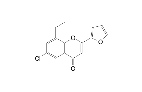 6-chloro-8-ethyl-2-(2-furyl)chromone