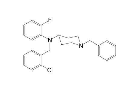 1-Benzyl-N-(2-chlorobenzyl)-N-(2-fluorophenyl)piperidin-4-amine