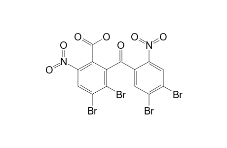 3,4-dibromo-2-(4,5-dibromo-2-nitrobenzoyl)-6-nitrobenzoic acid