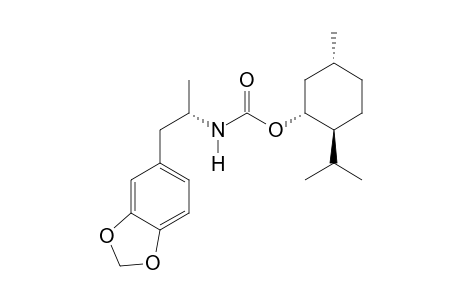 N-((-)-(1R)-Menthoxycarbonyl)-3,4-methylenedioxyamphetamine