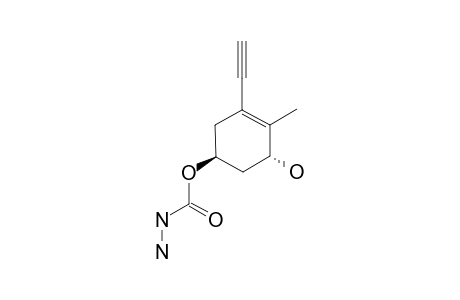 (3R,5S)-5-(CARBAZOYLOXY)-1-ETHYNYL-3-HYDROXY-2-METHYL-1-CYCLOHEXENE