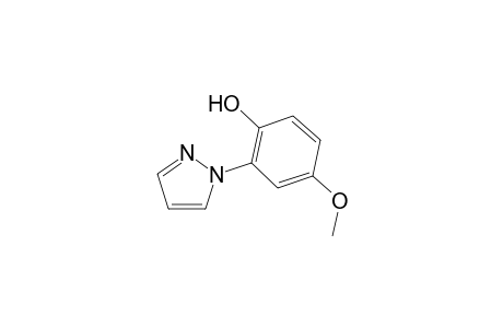 2-(1-Pyrazolyl)-1-hydroxy-4-methoxybenzene