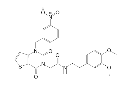 N-[2-(3,4-dimethoxyphenyl)ethyl]-2-(1-(3-nitrobenzyl)-2,4-dioxo-1,4-dihydrothieno[3,2-d]pyrimidin-3(2H)-yl)acetamide