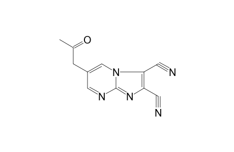 6-(2-Oxopropyl)imidazo[1,2-a]pyrimidine-2,3-dicarbonitrile