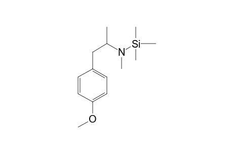 N-Methyl-4-methoxyamphetamine TMS