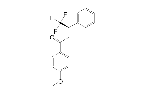 4,4,4-Trifluoro-1-(4-methoxyphenyl)-3-phenyl-1-butanone