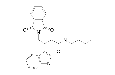 N-Butyl-4-(1',3'-dioxo-1',3'-dihydroisoindol-2'-yl)-3-(1H-indol-3"-yl)-butyramide