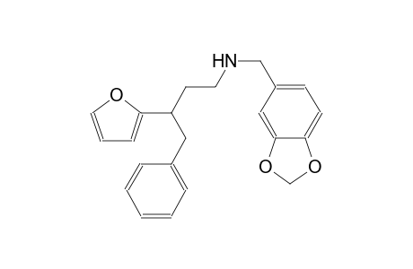 1,3-benzodioxole-5-methanamine, N-[3-(2-furanyl)-4-phenylbutyl]-