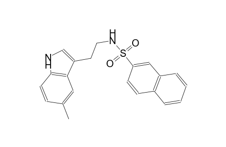 N-[2-(5-methyl-1H-indol-3-yl)ethyl]-2-naphthalenesulfonamide