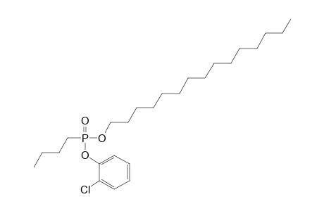 Butylphosphonic acid, 2-chlorophenyl pentadecyl ester