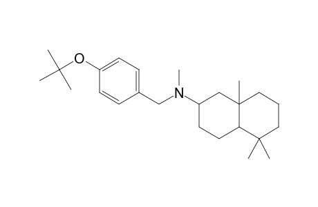 2-Naphthalenamine, N-[[(1,1-dimethylethoxy)phenyl]methyl]decahydro-N,5,5,8a-tetramethyl-