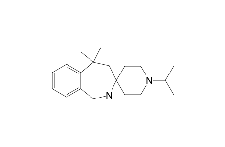 1'-Isopropyl-5,5-dimethyl-1,2,4,5-tetrahydrospiro[2-benzazepine-3,4'-piperidine]