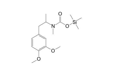 3,4-Dimethoxymethamphetamine CO2 TMS