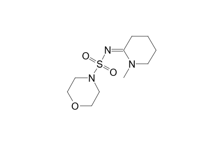 4-Morpholinesulfonamide, N-(1-methyl-2-piperidinylidene)-
