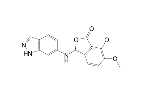 3-(1H-indazol-6-ylamino)-6,7-dimethoxy-2-benzofuran-1(3H)-one