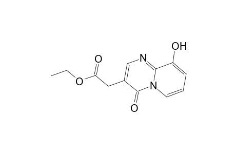 4H-Pyrido[1,2-a]pyrimidine-3-acetic acid, 9-hydroxy-4-oxo-, ethyl ester