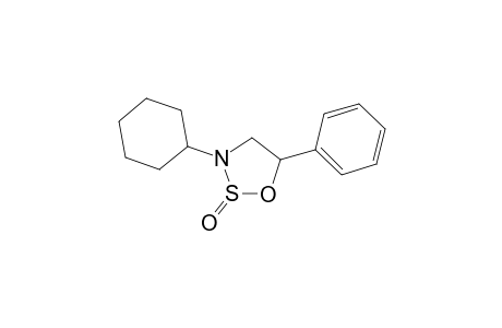 1,2,3-Oxathiazolidine, 3-cyclohexyl-5-phenyl-, 2-oxide