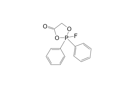 2-FLUORO-2,2-DIPHENYL-4-OXO-1,3,2-LAMBDA-(5)-DIOXOPHOSPHOLANE