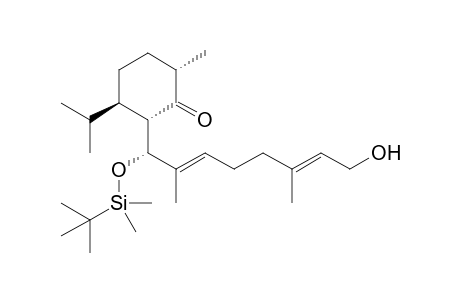 (2S,3R,6S)-2-[(1R,2E,6E)-1-(Tert-butyldimethylsilyloxy)-8-hydroxy-2,6-dimethylocta-2,6-dienyl]-3-isopropyl-6-methylcyclohexanone