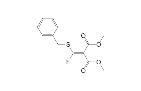 2-(Benzylsulfanyl-fluoro-methylene)-malonic acid dimethyl ester