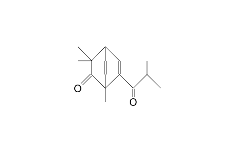 2-(2-Methyl-propanoyl)-1,8,8-trimethyl-bicyclo(2.2.2)octa-2,5-dien-7-one