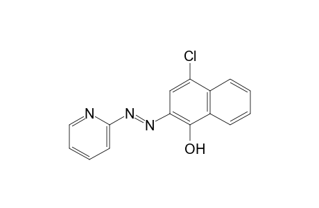 1-Naphthalenol, 4-chloro-2-[2-(2-pyridinyl)diazenyl]-