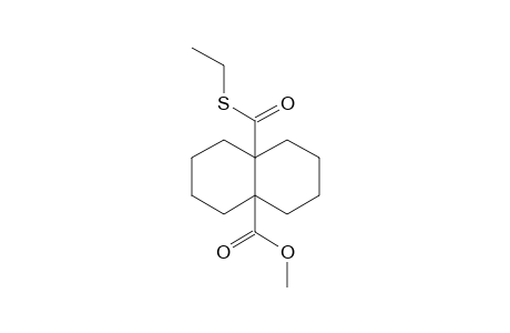 octahydrothio-4a,8a-naphthalenedicarboxylic acid, S-ethyl methyl ester