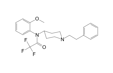 N-(2-Methoxyphenyl)-1-(2-phenylethyl)piperidin-4-amine TFA