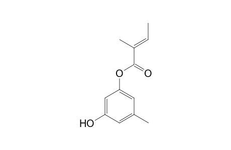 Orcinyl tiglate