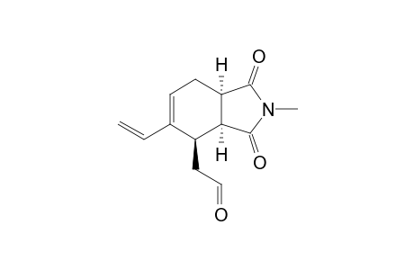 2-((rel-3aS,4R,7aR)-2-methyl-1,3-dioxo-5-vinyl-2,3,3a,4,7,7a-hexahydro-1H-isoindol-4-yl)acetaldehyde