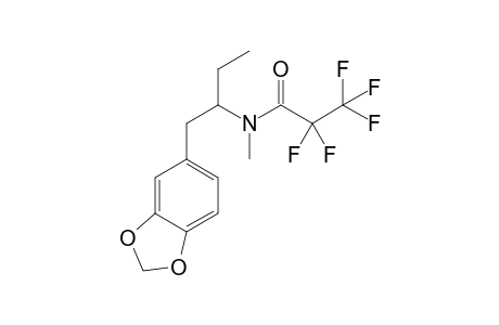 N-(1-(benzo[d][1,3]dioxol-5-yl)butan-2-yl)-2,2,3,3,3-pentafluoro-N-methylpropanamide