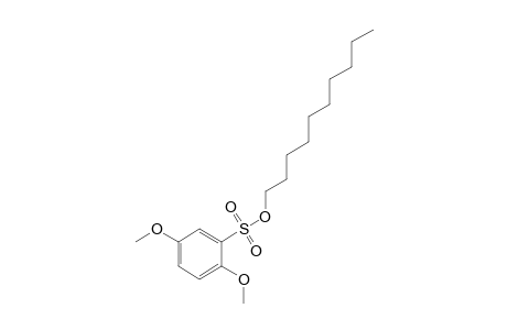 2,5-dimethoxybenzenesulfonic acid, decyl ester