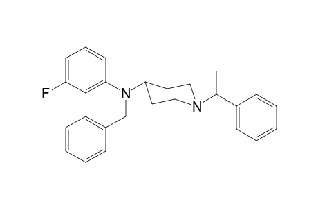 N-benzyl-N-3-fluorophenyl-1-(1-phenylethyl)piperidin-4-amine