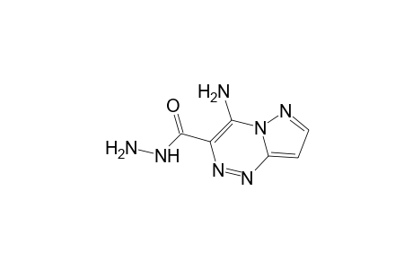 Pyrazolo[5,1-c]-as-triazine-3-carboxylic acid, 4-amino-, hydrazide