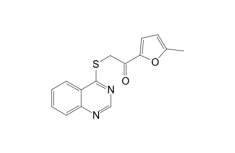 1-(5-Methyl-2-furanyl)-2-(4-quinazolinylthio)ethanone