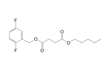 Succinic acid, 2,5-difluorobenzyl pentyl ester