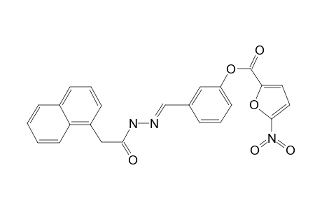 3-({2-[2-(1-Naphthyl)acetyl]hydrazono}methyl)phenyl 5-nitro-2-furoate