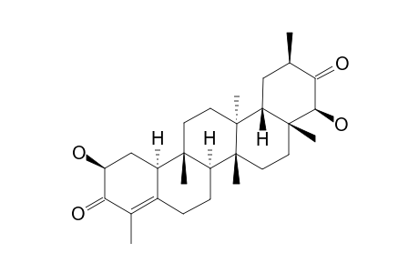 TRIPTOCALLINE-A;24,29-DINOR-D:B-FRIEDOOLEAN-4-EN-2-BETA,22-BETA-DIHYDROXY-3,21-DION