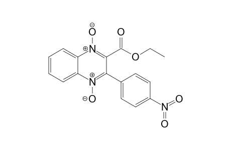 2-(CARBOETHOXY)-3-(4'-NITRO)-PHENYLQUINOXALINE-1,4-DIOXIDE