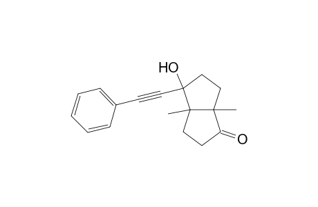 6-Hydroxy-1,5-dimethyl-6-(phenylethynyl)bicyclo[3.3.0]octan-2-one