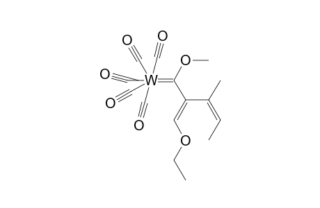 1-Ethoxy-3-methyl-2-[(methoxymethylene(tetracarbonyl)tungsten]penta-1,3-diene