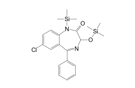 2H-1,4-Benzodiazepin-2-one, 7-chloro-1,3-dihydro-5-phenyl-1-(trimethylsilyl)-3-[(trimethylsilyl)oxy]-