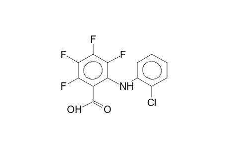 2-(2-Chloroanilino)-3,4,5,6-tetrafluorobenzoic acid