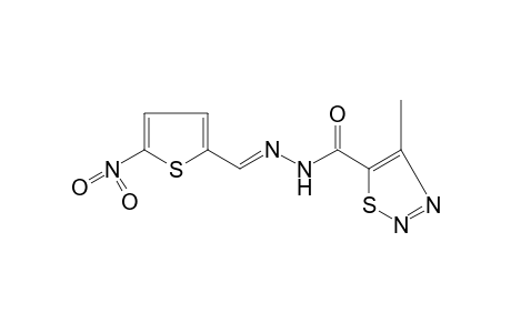 4-methyl-1,2,3-thiadiazole-5-carboxylic acid, (5-nitro-2-thenylidene)hydrazide