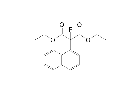 alpha-fluoro-1-naphthalenemalonic acid, diethyl ester