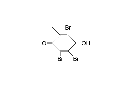 2,3,5-Tribromo-4-hydroxy-4,6-dimethylcyclohexa-2,5-dienone