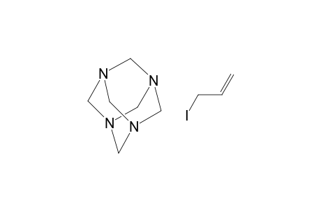 hexamethylenetetramine, compound with 3-iodopropene