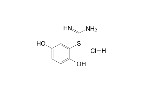 2-(2,5-DIHYDROXYPHENYL)-2-THIOPSEUDOUREA, MONOHYDROCHLORIDE