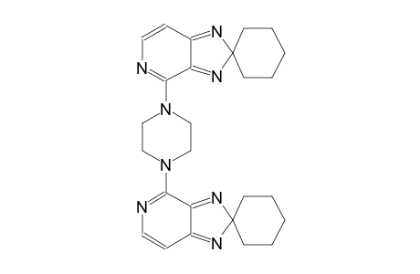 4',4"'-Piperazin-(1,4)-yl-dispiro[cyclohexane-1,2'H-imidazo[4,5-c]pyridine