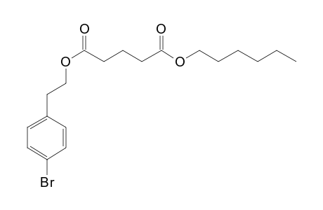 Glutaric acid, 2-(4-bromophenyl)ethyl hexyl ester